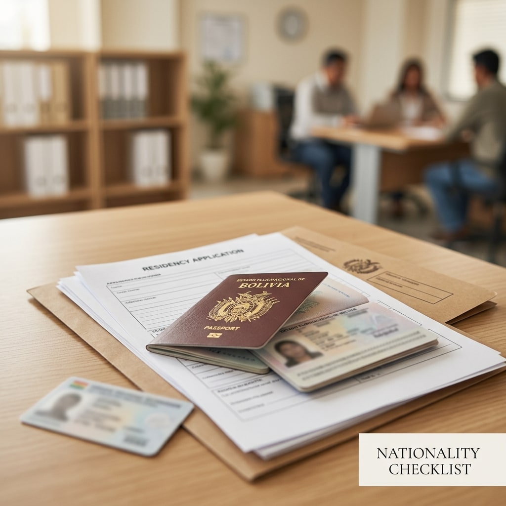 Inline image: Bolivia Residency Documents: Nationality
        Checklist