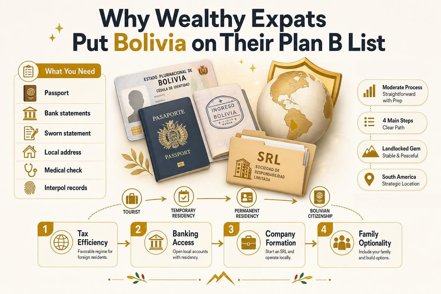 Infographic for Infographic: Why Wealthy Expats Put Bolivia on Their Plan B List